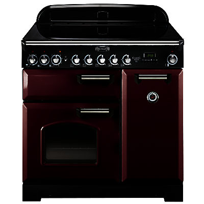 Rangemaster Classic Deluxe 90 Electric Range Cooker Cranberry